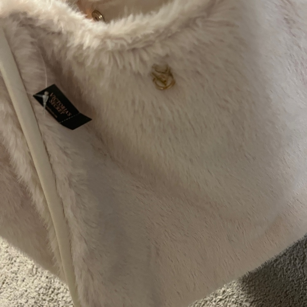 Faux Fur Tote Bag - Pink - Picture 2 of 5